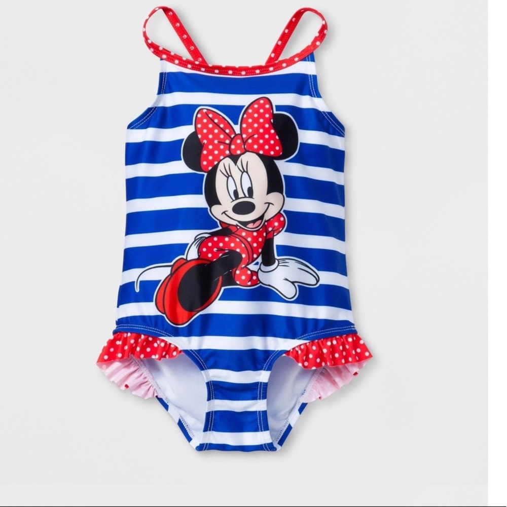 Minnie one piece bathing suit